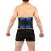Durable waist support belts lumbar spine lower waist Double adjustable back belt for pain relief accessories Great men (size: xxl)