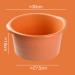 Colcolo Foot Bath & Spa Pool - Durable Foot Soak Bucket with Handles for Home Pedicure - 27.9 x 19.1 cm Orange - Buy Online on GoSupps.com