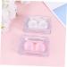 Solustrie Mini Container for Colored Contact Lenses - Portable Contact Case Holder Kit (8x5cm) - Safe & Convenient Cleaning Box - Buy Online on GoSupps.com