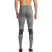 Truity Men's Compression Pants - Dry Fit Tights Baselayer Leggings - Gray Medium with Reflective Strip - Buy Online on GoSupps.com