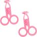 Magideal Eyelid Stretching Tools - 2 Piece Eye Care Kit for Contact Lens Users - Perfect for Home Travel & Parties - Pink - Buy Online on GoSupps.com