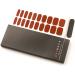 GelMate Semicured Gel Nail Wraps - Terracotta | 20 Strips Real Gel Nail Polish Stickers | UVLED Lamp Required - Buy Online on GoSupps.com