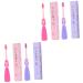 Healvian 8 STK children's toothbrush toothbrush for children travel children toothbrush toothbrushes toothbrush tools manual toothbrush products for children soft fur nylon toddler 1 piece (1 Pack) Different colors x 2 pieces