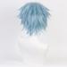 Lwiuentx MHA Cosplay Shigaraki Tomura Short Blue Wig + Free Wig Cap | International Shipping Available - Buy Online on GoSupps.com