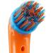 Household Sonic Electric Cleaning Brush Power Scrubber with All Purpose 4 Brush Head Dirt Oil Dust Cleaner (Orange) - Buy Online on GoSupps.com