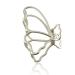 Large Premium Metal Hair Claw Clips for Women - Big Nonslip Butterfly Clips Silver  3 Inch Profession Hair Clamps for Hair Styling  Strong Hold Hair  Fashion Hair Accessories for Any Hair Types Butterfly1 Silver