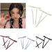 JSGHGDF Ribbon Hair Clip Long Ribbon Hairpins Sweet Hairclips Hair Barrettes for Women Side Styling Red pair - Buy Online on GoSupps.com