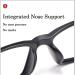 Buy GHARAZ Fashionable Sporty Reading Glasses for Men - Lightweight TR90 Presbyopia Glasses 2.0+ Black | International Shipping Available - Buy Online on GoSupps.com
