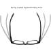 4 Pairs Deluxe Reading Glasses with Spring Hinge - Stylish Rx Magnification Readers Set (2.00x) - International Shipping Available - Buy Online on GoSupps.com