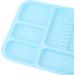 Blue Plastic Shared Tray with Separate Holder for Organized Storage | Versatile for Oral Cosmetic & Surgical Instruments - International Shipping Available - Buy Online on GoSupps.com