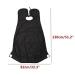 ZAWARA Men's Shave Beard Cape Carrier - Haircut Apron & Facial Clean Bib Clipping Catcher - Black - International Shipping Available - Buy Online on GoSupps.com