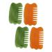 Tovinanna 4 Pieces Schaubebrett Massagekamm Massage Hairbrush Hairbrass Hairwall Hair Cam Base Tag Headmassage Board Harzkamm Body massager Harz hair brush