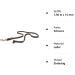 Premium Cowhide Dog Leash | Soft Drag Line with Chroma Carabiner | Braided Leather | Made in Germany | 1.50m x 15mm - Copcopet - Buy Online on GoSupps.com
