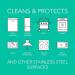 Quean Clean Powder Pro - Stainless Steel Cleaner | Multi-Surface Cleaning & Polishing | Non-Toxic & Biodegradable | Made in UK | 250g - Buy Online on GoSupps.com