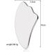 Perfk Gua Sha Massage Device | Stainless Steel Facial Tool & Body Massage Board (10cm x 5.5cm) for Neck & Body Relaxation - Buy Online on GoSupps.com
