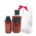 Bath and Body Works HOLIDAY GIFT SET BOURBON FOR MEN - BODY WASH AND DEODORIZING BODY SPRAY- FULL SIZE (Red/Black)