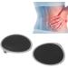 2pcs Reusable Electrode Pads for Electrical Stimulation - Round Soft Silicone Physiotherapy Accessories - Buy Online on GoSupps.com