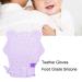Baby Bite Ring Silicone Teething Pacifier for 3-18 Months | Pain Relief for Infants | Perfect Baby Shower Gift (Purple) - Buy Online on GoSupps.com