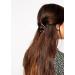 Geometric Triangle Hair Clip - Minimalist Hollow Metal Hairpin in Gold and Silver - Buy Online on GoSupps.com