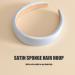 RDNKVB Satin Hairband Rigid and Flexible Hair Hoop Thin with Width 3 cm (Blue) - Buy Online on GoSupps.com