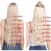 Shop 50cm Orange-Red Silk-Co Wavy Hair Extensions with Rubber Band - Invisible Cord Synthetic Hair for a Natural Look - Perfect for Women - Buy Online on GoSupps.com