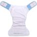 Adult Cloth Diaper Reusable Adjustable Nappy - 4 Colors - Large Size for Men, Women, and Old - Blue 305 Blue - Buy Online on GoSupps.com