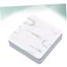 JECOMPRIS Mini Container Case for Contact Lenses White Eyes Mini Cleaning Kit with Square Stand Ideal Lensetui for Travel & Storage - Buy Online on GoSupps.com