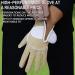 Finger Ten Men's Golf Gloves - All-Weather Leather with Ball Marker Left & Right Options | 1-Piece Khaki - Buy Online on GoSupps.com
