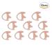 10 Left Medium Flesh Flexible SEMI Custom Ear Mold Insert Rubber Gel EARPIECE Police Patrol Duty Gear