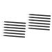 Ipetboom 12 Pcs Lip Brush Eye Shadow Brush Makeup Brush Silicone Lip Mask Brush Eyeshadow Brush Applicator 14x1.2x0.8cmx2pcs Blackx2pcs