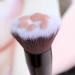 Kitten Paw Makeup Brush - Cosmetic Brush for Foundation Hair Rounded Tapered Brush for Liquid Cream Powder Blending Buffing Concealer Black - Buy Online on GoSupps.com
