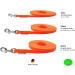 Buy Towline Biothane Dog Leash for Small Dogs - 9mm 3m 5m 10m 15m | Neon Orange with Hand Loop - Buy Online on GoSupps.com
