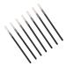 WOONEKY 100pcs Eyeliner Eyebrow Liner Brush Cosmetics Brush Fine Line Brush Makeup Tools With Hat