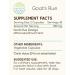 Buy Goat's Rue 120 Capsules - 400 mg Galega Officinalis Dried Herb for Optimal Health | International Shipping Available - Buy Online on GoSupps.com