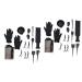 FRCOLOR 2 Sets of 15 Hair Dye Set Hair Dye Earmuffs Tool for Dyeing Salon Hair Brush for Dyeing Hair Hairdressing Accessories Hair Brush Disposable Adjustment Suite
