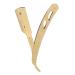 Premium Stainless Steel Face Razor & Neck Cutter - Foldable Manual Beard Knife Holder (Single Blade Straight Edge) - Buy Online on GoSupps.com