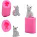 2Pcs Mini 3D Kitten Candle Molds - Silicone Chocolate Candy Fondant Mold for Cake Decorating - Resin Epoxy Casting Clay Mould - Buy Online on GoSupps.com