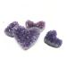 Natural Crystal Rough Balance Rough Uruguay Heart Shaped Amethyst geode Cluster Crystals Stones Natural Crystal Clusters Lucky Stone Crystal 3-5cm