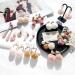 Pack of 30 Mini Faux Fur Pom Poms Beads - Handmade DIY Crafts - 30mm Mix Colors - Buy Online on GoSupps.com