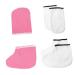 FRCOLOR 4 Pairs Hand and Foot Mask Skin Care Glove Paraffin Mitts Exfoliating Care Glove Moisturizing Hand Gloves Warm Gloves Gel Gloves Moisturizing Gloves Thickened Foot Covers Spa Boots