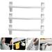 Zerodeko 3pcs Hook up Clothes Rack Over The Door Towel Rack Cabinet Door Towel Rack Clip-on Rack White Abs - Buy Online on GoSupps.com