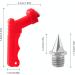100PCS Track Spikes with Spike Wrench | Replacement Spikes for Sprint Sports Shoes - Buy Online on GoSupps.com