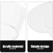 VILLCASE Palettes de Maquillage Transparentes 2 Pi ces pour Eyeliner et Fards Paupi res Plateaux Portables pour Manucure et Nail Art Outil Pratique pour Maquillage Professionnel - Buy Online on GoSupps.com