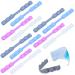12PCS Silicone Mask Strap Extender Ear Loop Holder Mask Ear Saver for Face Masks Adjustable Mask Buckle Mask Hook Extended Belt Ear Protector Mask Strap Extension Hook Ear Pain Relieved (4 Colors)