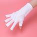 Healeved Manicure Glove 3 Pairs Uv Shield Glove Gel Manicure Gloves Cotton Glove Anti Uv Glove Chinese Wooden Pillow Nail Silicone Ear Display Half-Finger Gloves White Anti-uv Cotton Gloves - Buy Online on GoSupps.com