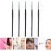 FOMIYES 5Pcs Eyeliner Brush Safe Portable Durable Eyeliner Applicator Makeup Tool Lipstick Brush 18x0.4cm Black - Buy Online on GoSupps.com