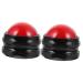 FOMIYES 2 STK Massage globe Face massage roller Self-massage Suitable massage lounger Weamed massage gear Massage ball Hand-held training ball Yoga training ball Multifunction PP red