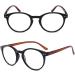 Stylish Reading Glasses for Men & Women - Spring Hinges Anti Eyestrain Resin Lenses Brown 1.5x Eyeglasses - Buy Online on GoSupps.com