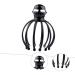 Fomiyes Portable Head & Hand Massage Device | Manual Scalp & Back Scratch Tool with Steel Ball - 18x14.5cm Black - Buy Online on GoSupps.com