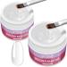 Intobas 2*15g Builder Gel for nails Clear gel nail polish UV set assembly gel for nails UV/LED nail builder gel for nail extensions extensions nail art sticker - transparent 2 -clear